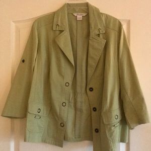 TanJay Green Blazer